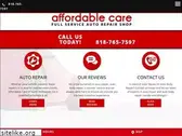 affordablecareautorepair.com