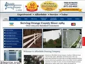 affordablefencingcompany.com