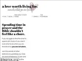 aloveworthlivingfor.com