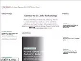 archaeology.lk