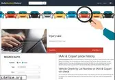 autoauctionhistory.com