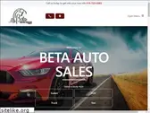 betaautosales.com