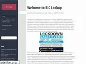 biclookup.com