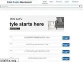 coolfontsgenerator.com