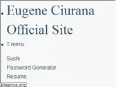 eugeneciurana.com