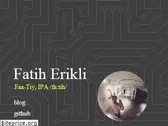 fatiherikli.github.io