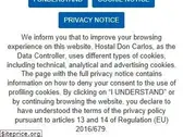 hostaldoncarlos.com