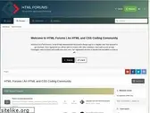 htmlforums.net