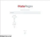 ihateregex.io