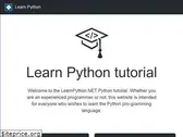 learnpython.net