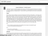 lifewithlaravel.blogspot.com