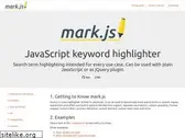 markjs.io