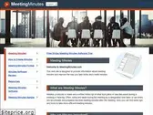 meetingminutes.com