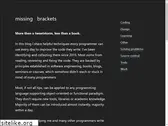 missingbrackets.com