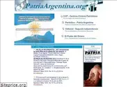 patriaargentina.org