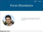 poruzkhambatta.com