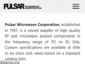 pulsarmicrowave.com