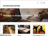seleniumautomationtester.wordpress.com
