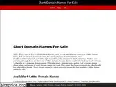 shortdomainnamesforsale.com