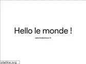 sitexw.fr
