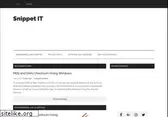 snippetit.com