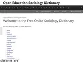 sociologydictionary.org