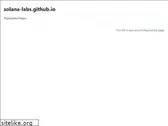 solana-labs.github.io