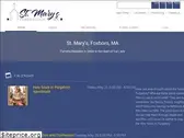 stmarysfoxboro.org