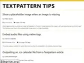 textpattern.tips