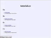 tutorial.cz