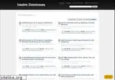usabledatabases.com