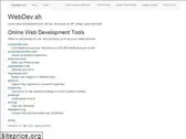 webdev.sh