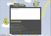 word2cleanhtml.com