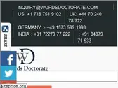 wordsdoctorate.com