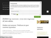 zoekenopnummer.be